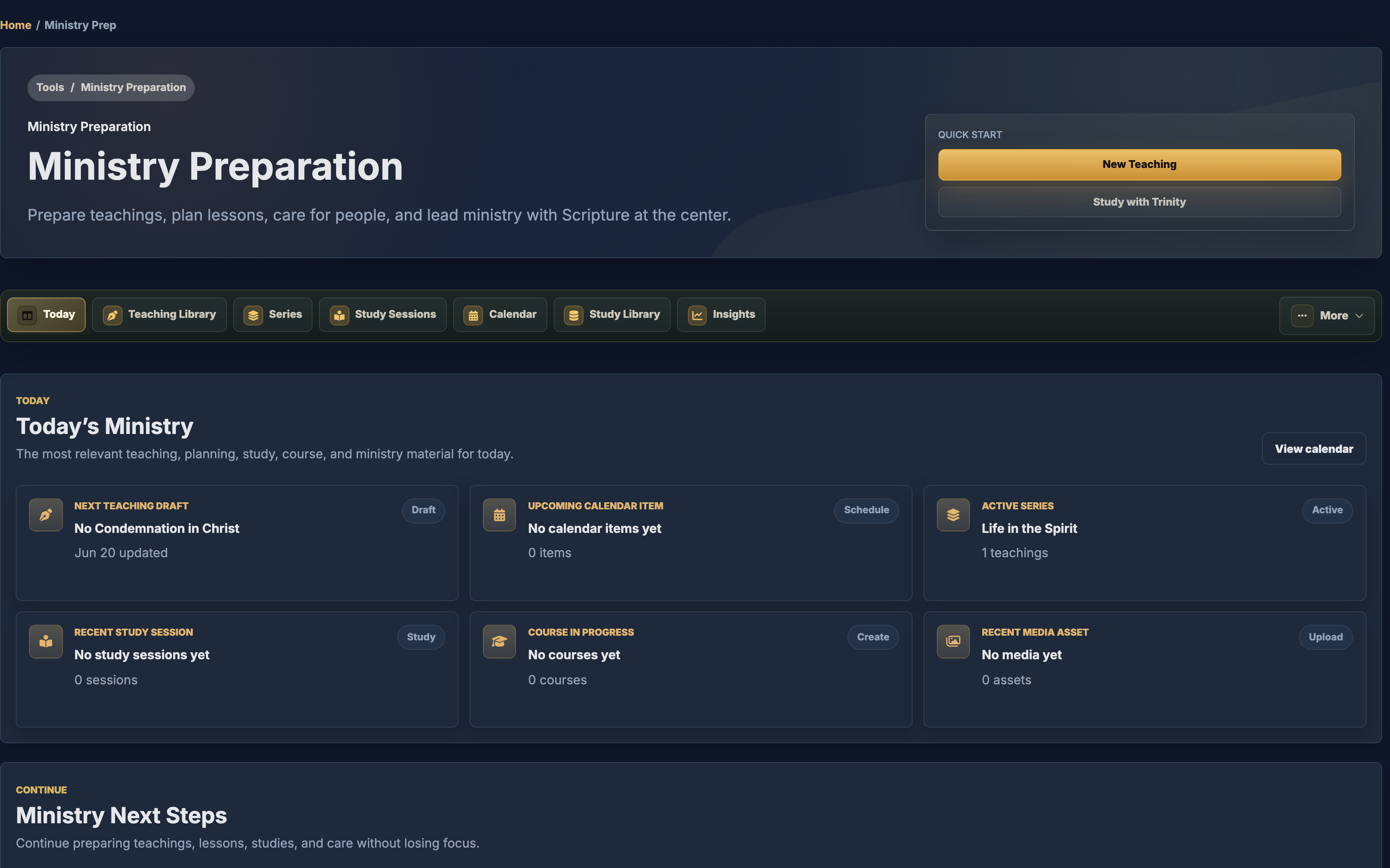 FollowersPath ministry preparation dashboard